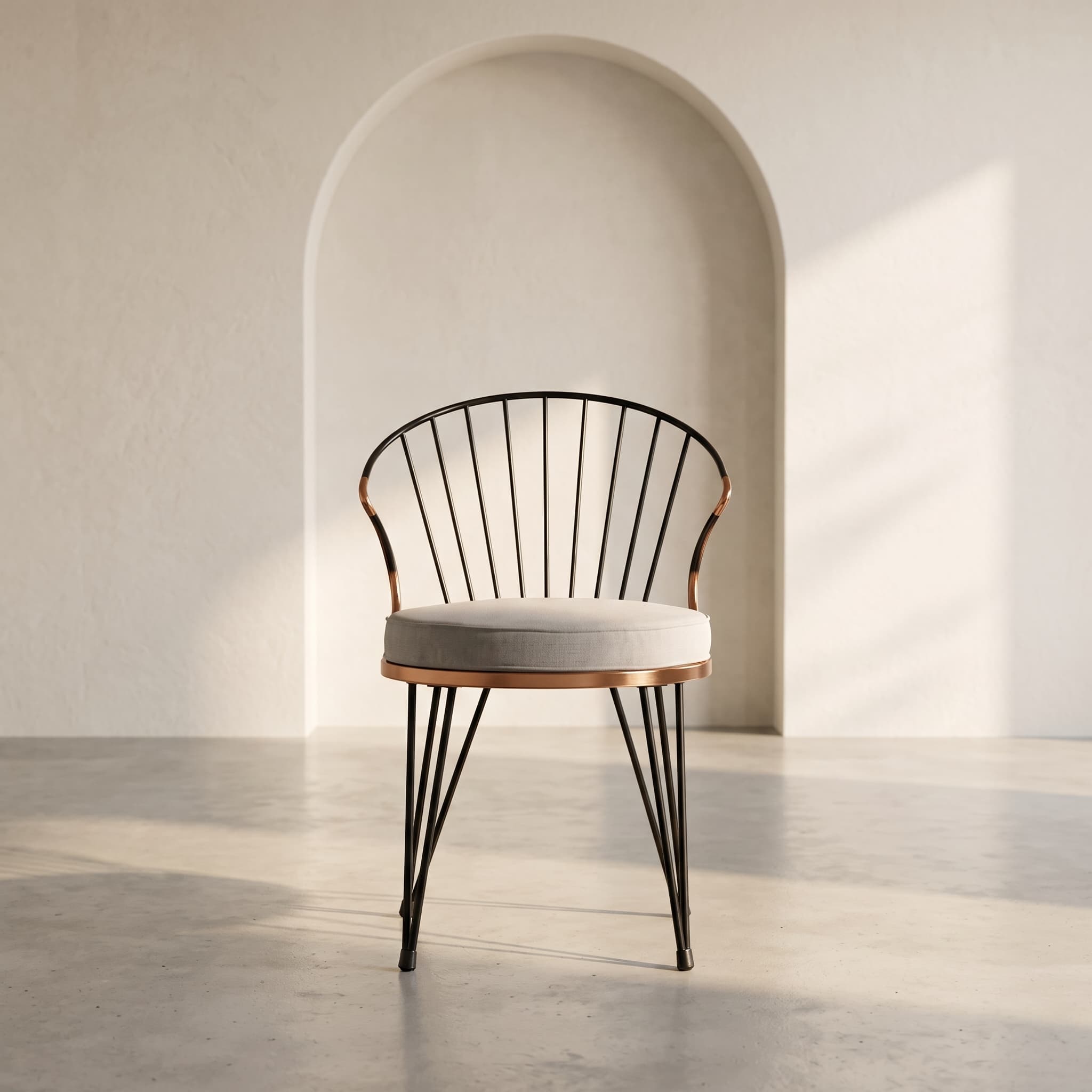 Aurora Steel Lounge Chair — view 1