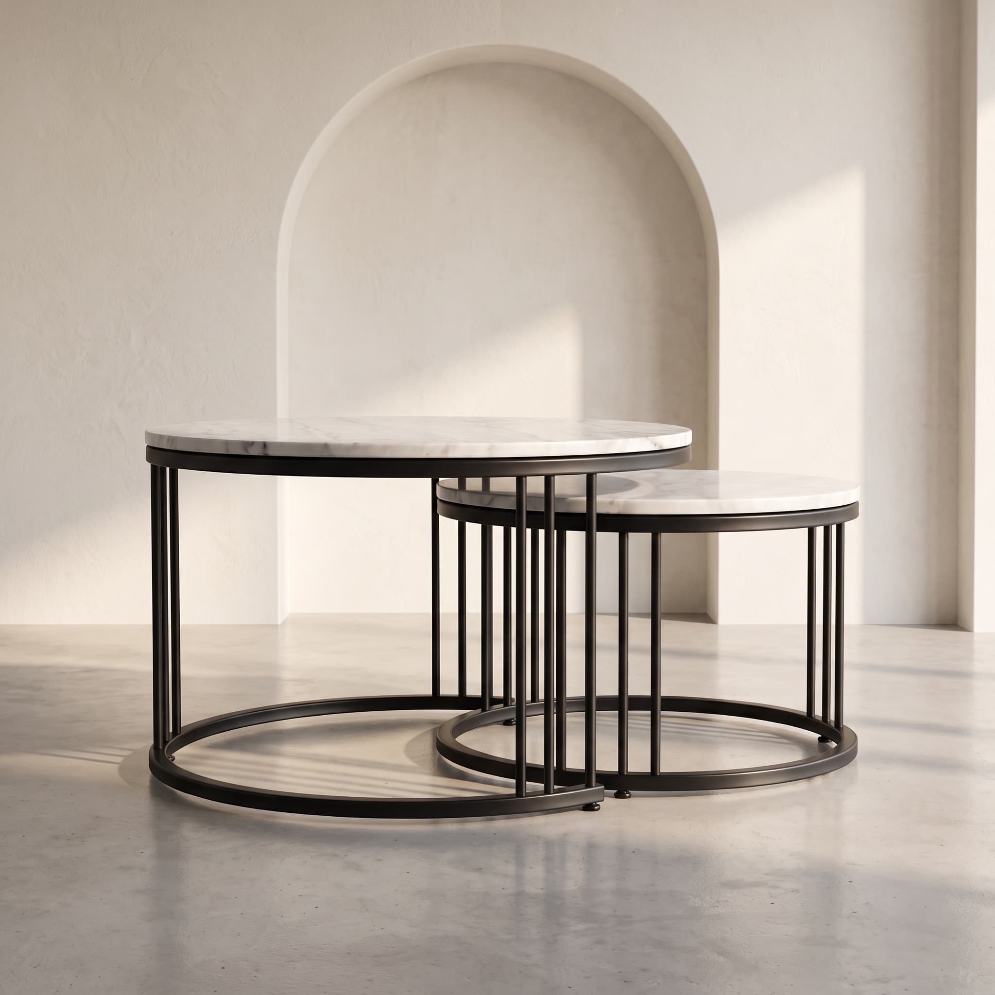 Luke Nesting Coffee Tables — view 1