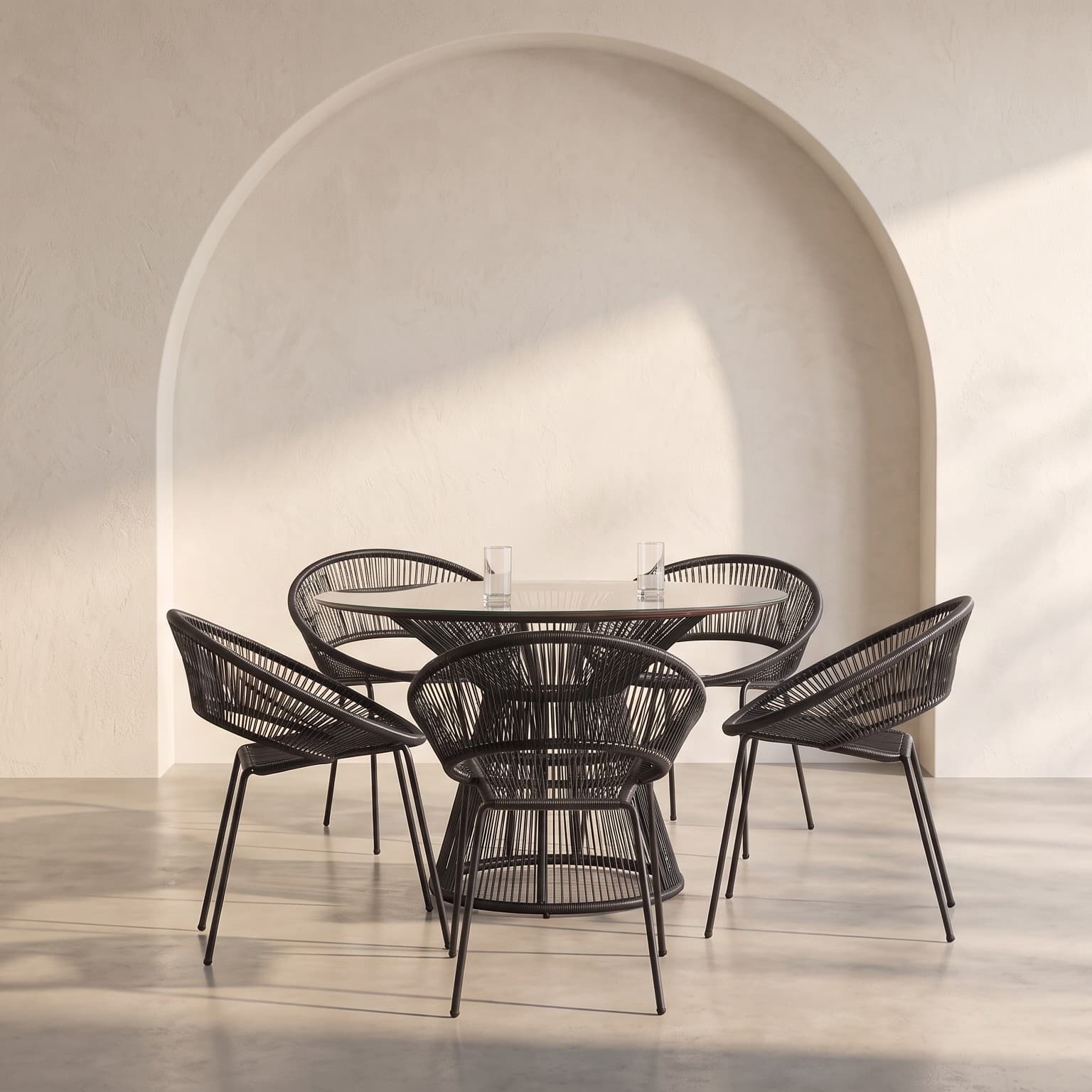 The Wire Weave Dining Set — view 1