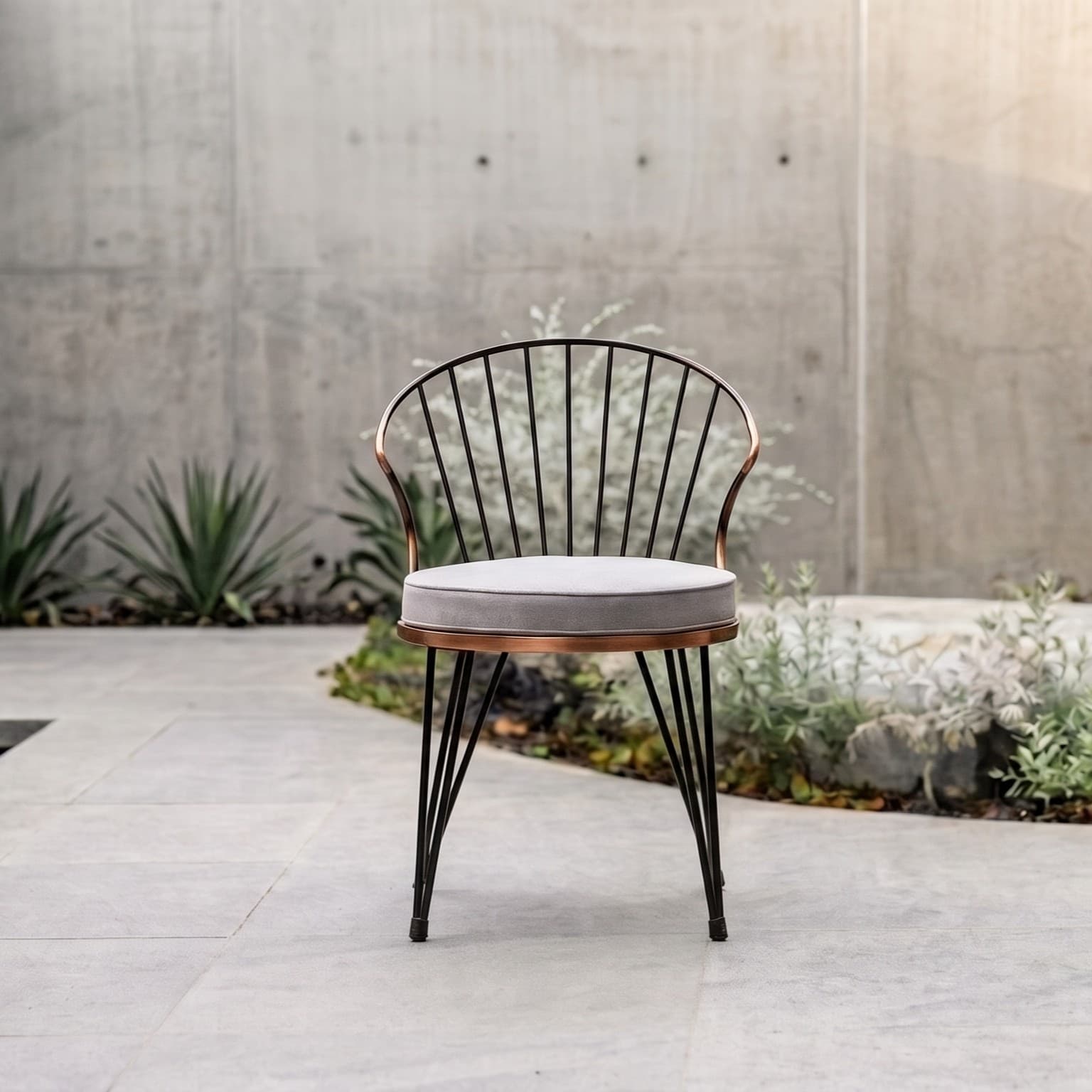 Aurora Steel Lounge Chair