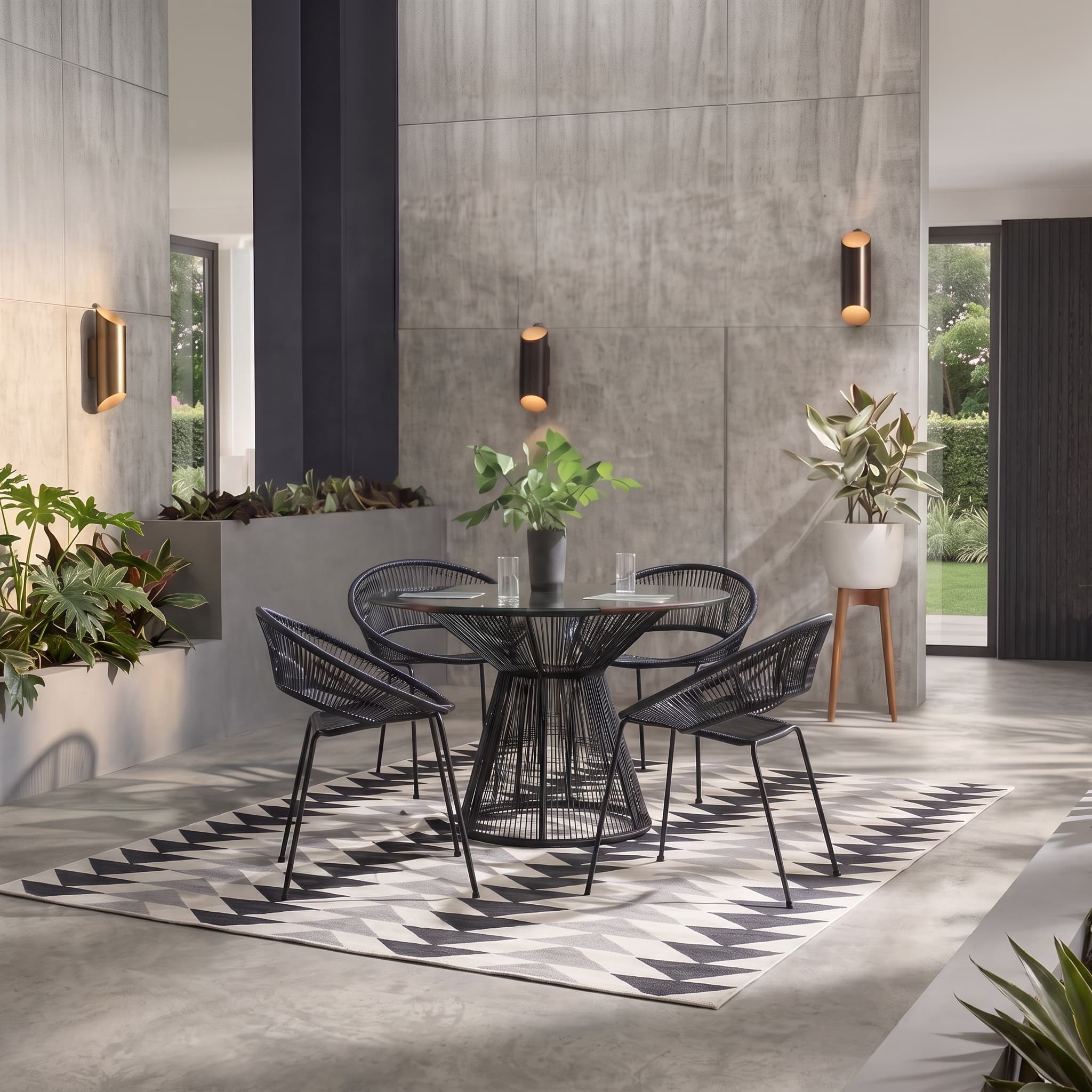 The Wire Weave Dining Set
