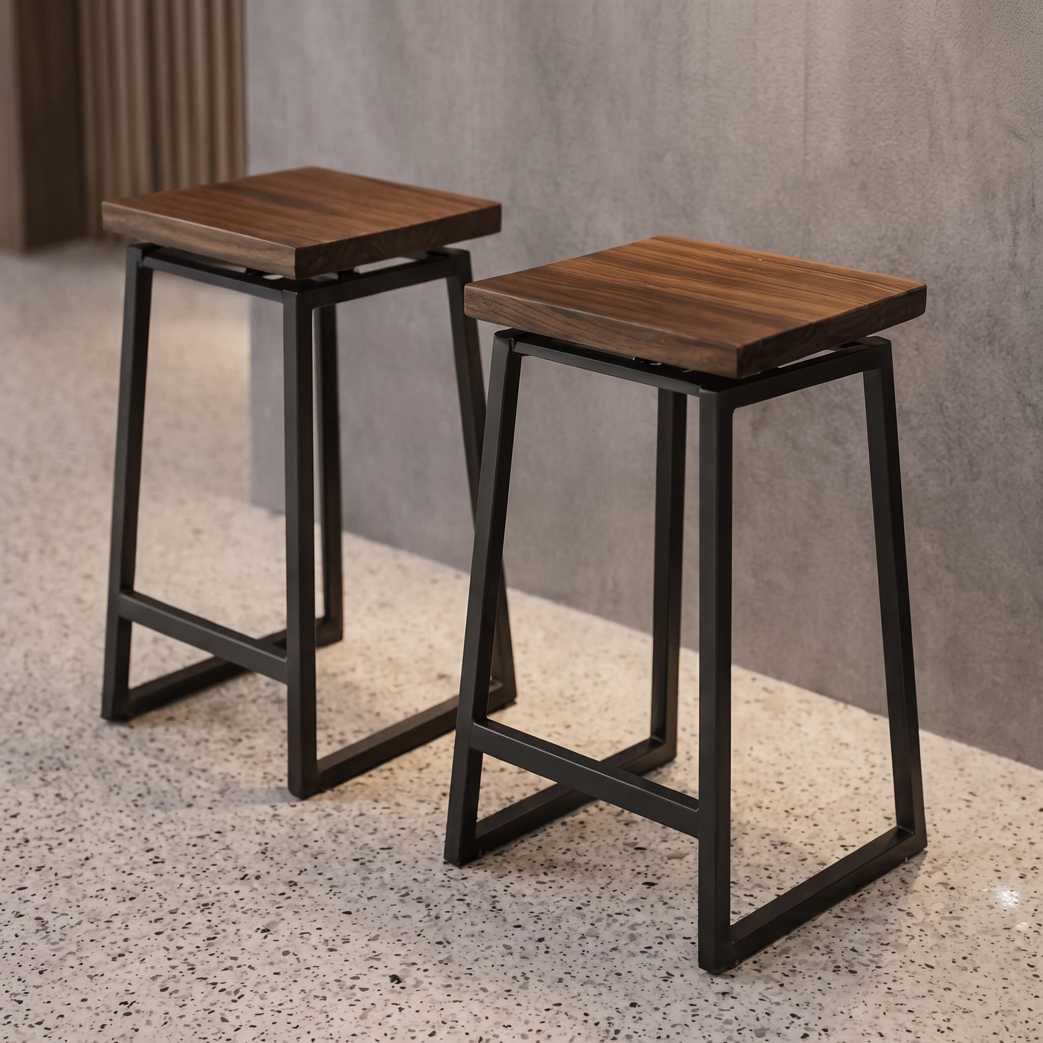 The Modern Steel Bar Stool